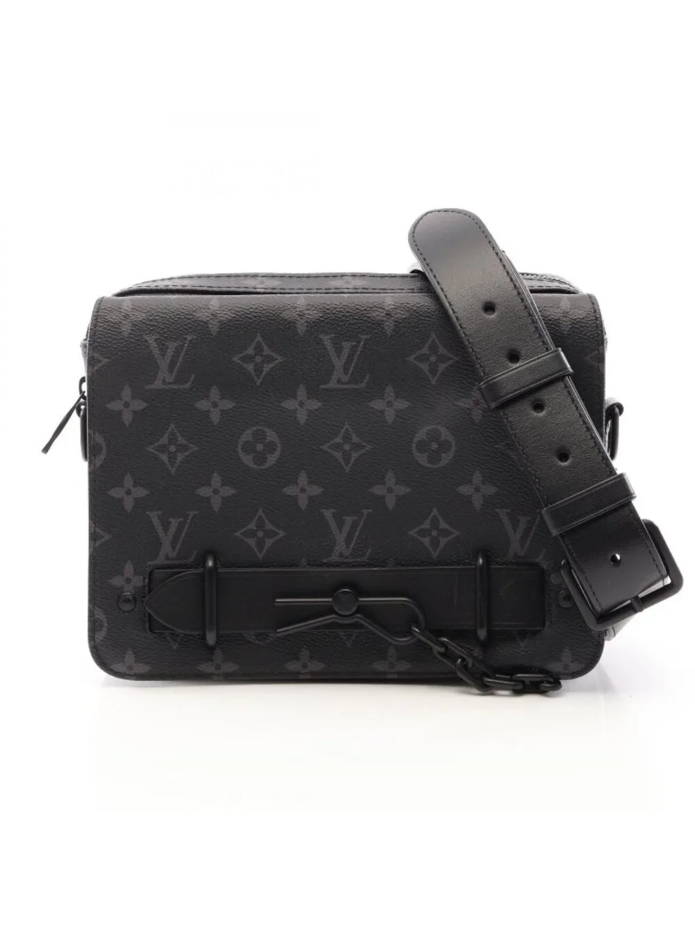 Louis Vuitton Shoulder Bag Steamer Messenger Canvas Leather